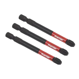 Premier Phillips Impact Power Tool Bits #3 x 75mm 3pc [AK8256]