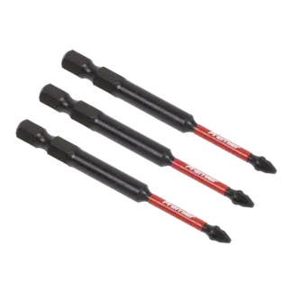 Premier Pozi Impact Power Tool Bits #1 x 75mm 3pc [AK8257]