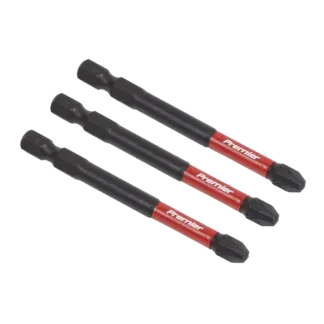 Premier Pozi Impact Power Tool Bits #3 x 75mm 3pc [AK8259]