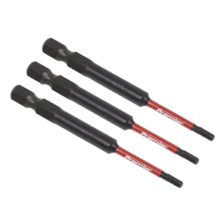Premier Hex Impact Power Tool Bits 2.5 x 75mm 3pc [AK8260]