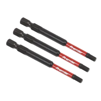 Premier Hex Impact Power Tool Bits 4 x 75mm 3pc [AK8262]