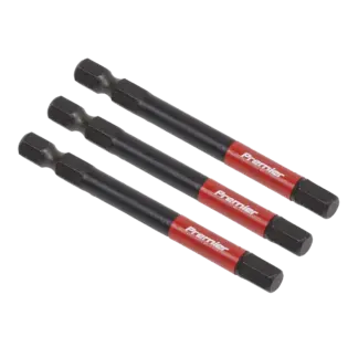 Premier Hex Impact Power Tool Bits 6 x 75mm 3pc [AK8264]