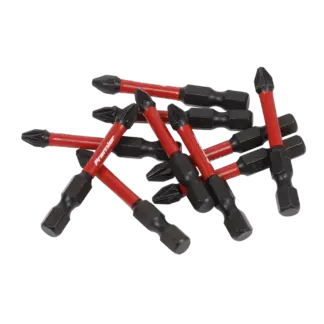 Premier Pozi Impact Power Tool Bits #2 x 50mm 10pc [AK8275]