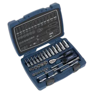Premier Socket Set 1/4"Sq Drive 33pc [AK8990]