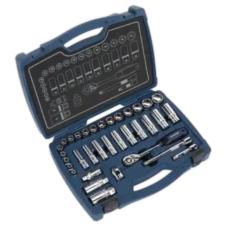 Premier Socket Set 3/8"Sq Drive 34pc [AK8991]