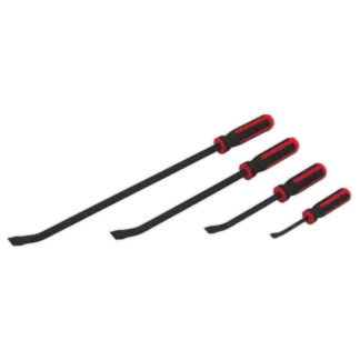 Premier Heavy-Duty Angled Pry Bar Set with Hammer Cap 4pc [AK9105]