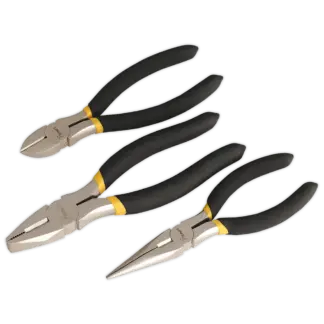 Premier Pliers Set Ni-Fe Finish 3pc [AK9333]