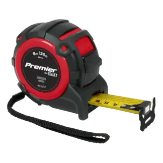 Premier Metric/Imperial Tape Measure Extra-Wide Blade 8m(26ft) x 32mm [AK9851]