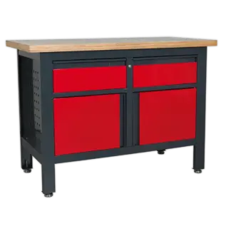 Workbench with 2 Drawers & 2 Cupboards [AP1372A]