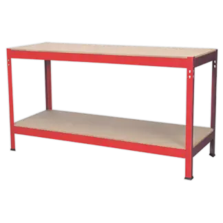 Steel Workbench with Wooden Top 1.53m [AP1535]