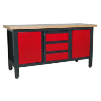 Workbench with 3 Drawers & 2 Cupboards [AP1905C]