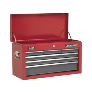 American PRO® Topchest 6 Drawer - Red/Grey [AP2201BB]