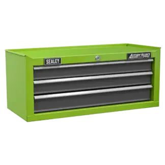 American PRO® Mid-Box Tool Chest 3 Drawer - Green/Grey [AP22309BBHV]