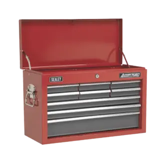 American PRO® Topchest 9 Drawer - Red/Grey [AP22509BB]
