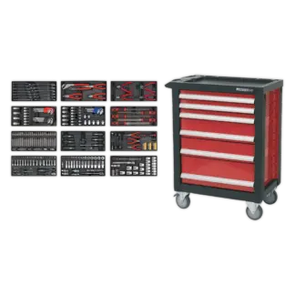 Premier™ Rollcab 6 Drawer with 298pc Tool Kit [AP2406TBTC01]