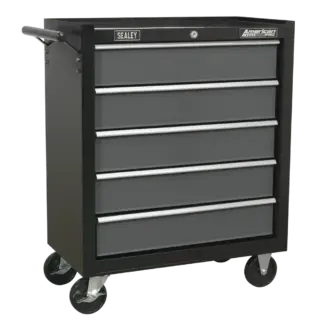 American PRO® Rollcab 5 Drawer - Black/Grey [AP2505B]
