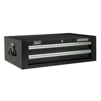 Superline PRO® Mid-Box Tool Chest 2 Drawer - Black [AP26029TB]