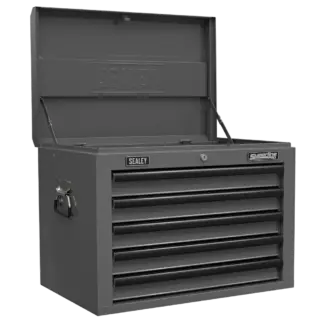 Superline PRO® Topchest 5 Drawer - Grey/Black [AP26059TG]