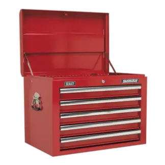 Superline PRO® Topchest 5 Drawer - Red [AP26059T]