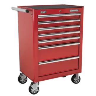 Superline PRO® Rollcab 7 Drawer - Red [AP26479T]