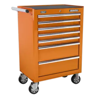 Superline PRO® Rollcab 7 Drawer - Orange [AP26479TO]