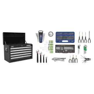 Superline PRO® Topchest 5 Drawer with 139pc Tool Kit - Black [AP33059BCOMBO]