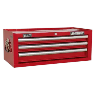 Superline PRO® Mid-Box Tool Chest 3 Drawer - Red [AP33339]