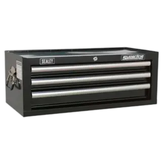 Superline PRO® Mid-Box Tool Chest 3 Drawer - Black [AP33339B]