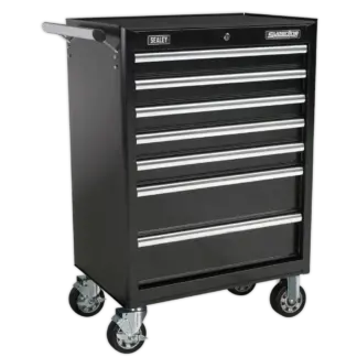 Superline PRO® Rollcab 7 Drawer - Black [AP33479B]