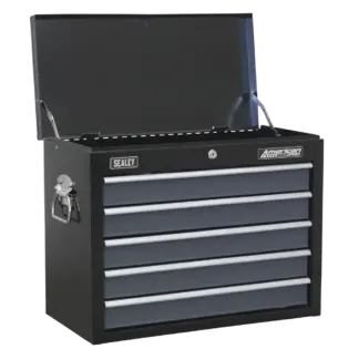 American PRO® Topchest 5 Drawer - Black/Grey [AP3505TB]