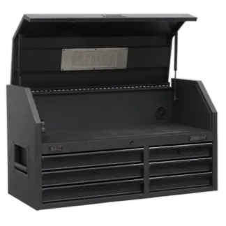 Superline PRO® Black Edition Topchest with 6 Soft Close Drawers & Power Bar 1030mm [AP4106BE]