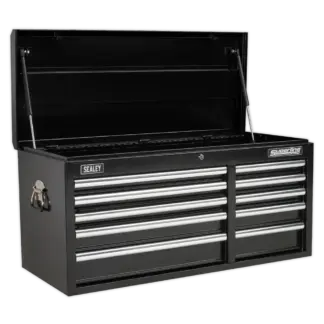 Superline PRO® Heavy-Duty Topchest 10 Drawer - Black [AP41110B]