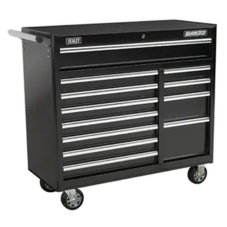 Superline PRO® Heavy-Duty Rollcab 12 Drawer - Black [AP41120B]