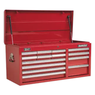 Superline PRO® Heavy-Duty Topchest 14 Drawer - Red [AP41149]