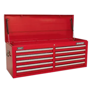 Superline PRO® Topchest 10 Drawer - Red [AP5210T]