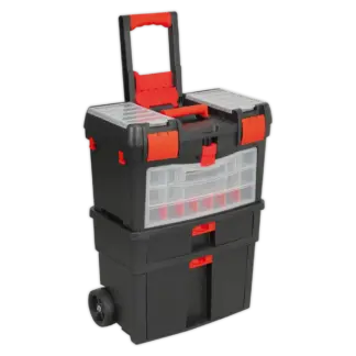 Mobile Toolbox with Tote Tray & Removable Assortment Box [AP850]