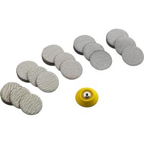 PCL 50 Mixed 2" Sanding Discs & Backing Pad