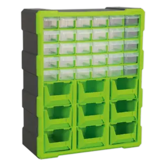 Cabinet Box 39 Drawer - Green/Black [APDC39HV]