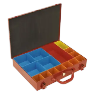 Metal Case with 15 Storage Bins [APMC15]