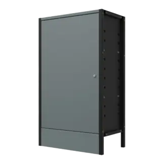 Modular Storage Base Cupboard Unit 3 Shelves 580mm [APMRB3]