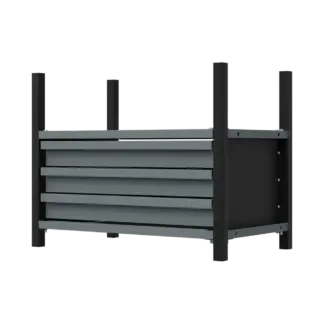 Modular Storage Mid Unit 3 Drawer & 1 Shelf 580mm [APMRM2]