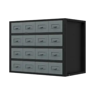 Modular Storage Mid Unit 16 Small Drawers 580mm [APMRM5]