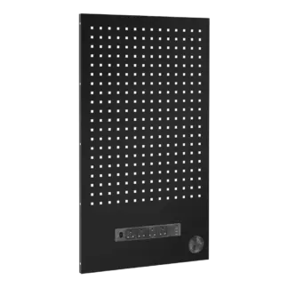 Superline PRO® Black Edition Modular Back Panel with Power Bar 600mm [APMS3BEBP]