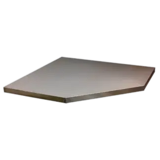 Superline PRO® Stainless Steel Worktop for Modular Corner Cabinet 865mm [APMS60SS]