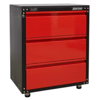 American PRO® Modular Cabinet with Worktop 3 Drawer 665mm [APMS82]