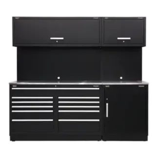 Premier™ Storage System with Stainless Worktop 2.33m [APMSCOMBO4SS]