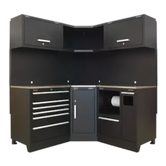 Premier™ Corner Storage System with Stainless Worktop 1.71m [APMSCOMBO6SS]