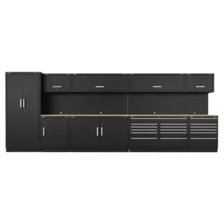 Premier™ Storage System with Hardwood Worktop 5.58m [APMSOAK]