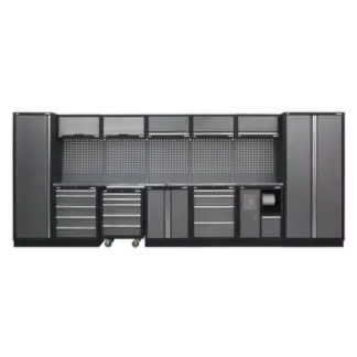 Superline PRO® Storage System with Stainless Worktop 4.92m [APMSSTACK01SS]