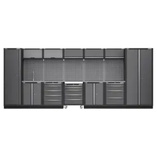 Superline PRO® Storage System with Stainless Worktop 4.92m [APMSSTACK17SS]